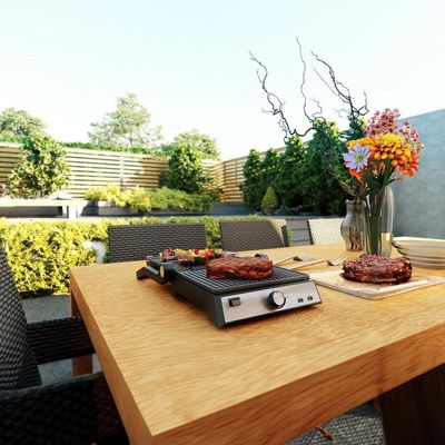 Grill Philco 2 Em 1 Chapas Removíveis E Abertura 180°  110V