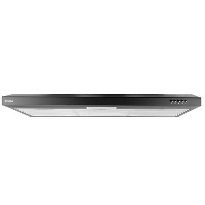 Depurador E Exaustor Preto Philco 80cm  3 Velocidades 110V