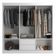 Closet Lisboa Casal 2 Gavetas E 2 Prateleiras - Branco Branco
