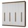 Guarda-roupa Casal 8 Portas Batentes Netuno Madesa Rustic