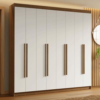 Guarda-roupa Casal 8 Portas Batentes Madesa