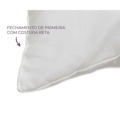 Enchimento De Almofada Micropercal 200 Fios 350g Alabama 45x45 Cm