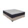 Conjunto Viúvo Cama Bege Box Colchão Extra Firme Ortobom D45
