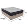 Cama + Box Com Baú Viúva Colchão Ortobom D45 Firme Airtech Bege