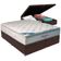 Cama Box Baú Marrom E Colchão Freedom Molas Ensacadas King Ortobom