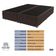 Cama Box Com Baú King E Colchão Freedom Ortobom D33 Marrom