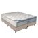 Cama Box King E Colchão Freedom Ortobom D33 Bege