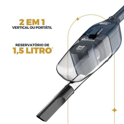 Aspirador De Pó Vertical Britânia 2 Em 1 1400W  1,5L 220V