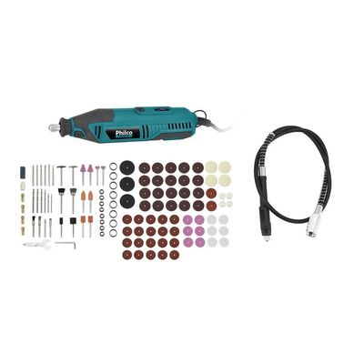 Micro Retifica Philco  120 Acessórios + Eixo Flexível 110V