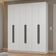 Guarda-roupa Casal 6 Portas Batentes Netuno Madesa