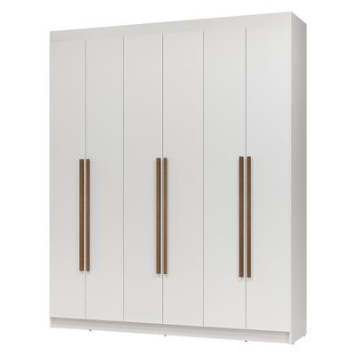 Guarda-roupa Casal 6Portas Batentes Netuno Madesa