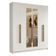 Guarda-roupa Casal 6 Portas Batentes Madesa Branco/rustic
