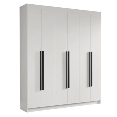 Guarda-roupa Casal6 Portas Batentes Saturno Madesa .