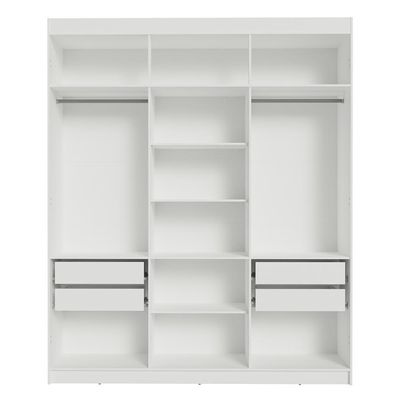 Guarda-roupa Casal 6 Portas Batentes Venus Madesa