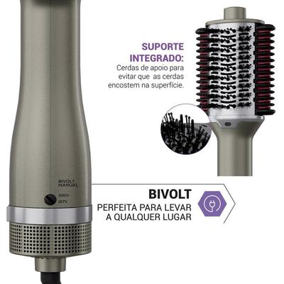 Escova Secadora Philco Bivolt 1300W Multicerdas 4 em 1