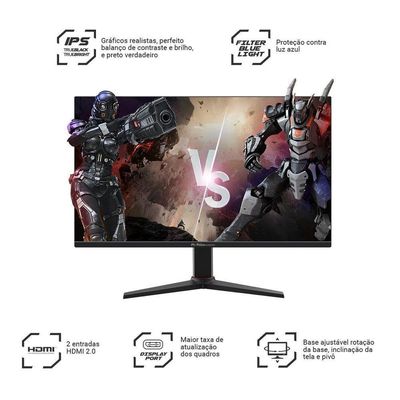 Monitor Gamer Philco 27 180Hz Full HD Tela Plana Bivolt