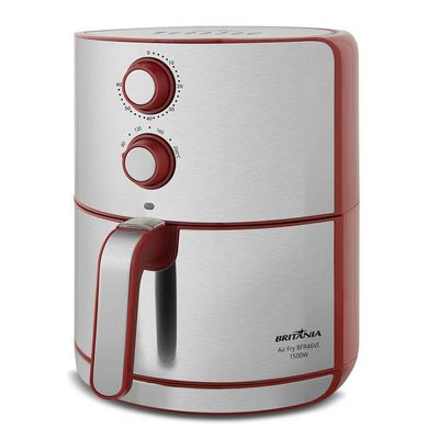 Air Fryer Britânia 4,6L Antiaderente 1500W BFR46VI 220V
