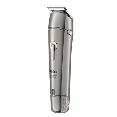 Aparador De Pelos Philco Multi Groom Aqua 12 Em 1 Bivolt