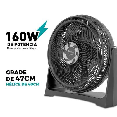 Ventilador Circulador Prime Air 3 Velocidades 160W  110V