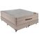 Cama Box Bege E Colchão Airtech Molas Ensacadas Queen Ortobom