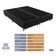 Cama + Box Airtech Colchão Ortobom Queen 158cm Preto