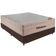Cama Box Marrom E Colchão Airtech Molas Ensacadas Casal Ortobom