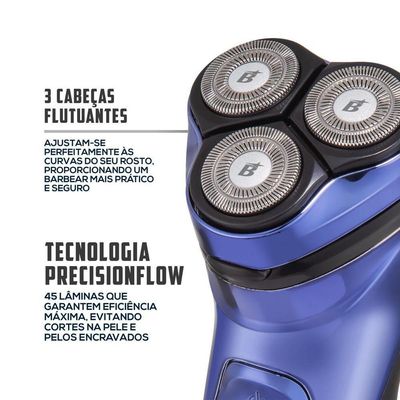 Barbeador Elétrico Britânia à Prova D’água BBA07 Bivolt