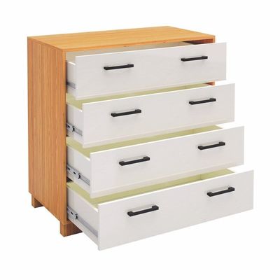 Cômoda 90cm 4 Gavetas W344 Freijó-Off White