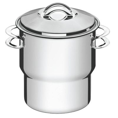 Cuscuzeira Tramontina Aço Inox 2,2L Solar Alças Tampa 14cm
