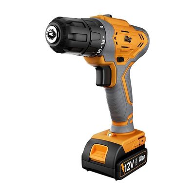 Parafusadeira e Furadeira WAP WF12K3.2 Bateria 12V Amarelo e Preto / Bivolt