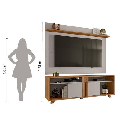 Rack Bancada Com Painel Para Tv Até 70 Polegadas 1,80M