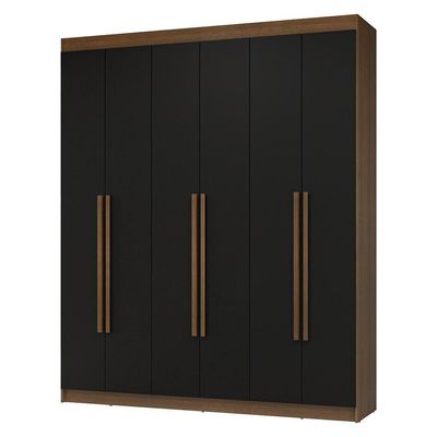 Guarda-roupa Casal 6 Portas Batentes Netuno Madesa