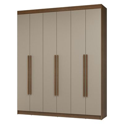 Guarda-roupa Casal 6Portas Batentes Netuno Madesa.