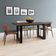 Mesa De Jantar Bronx R 160x90x77cm Brmj9160r Terracota - Est.preta Terracota/est.preta