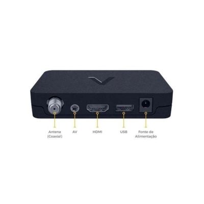 Conversor Receptor Gravador Digital Aquario DTV 9000 Full HD HDMI