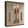 Guarda-roupa Casal 6 Portas Batentes Madesa Rustic/crema