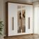 Guarda-roupa Casal 6 Portas Batentes Madesa Rustic/branco