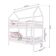 Beliche Casinha Solteiro Slim Rb Grade Branco