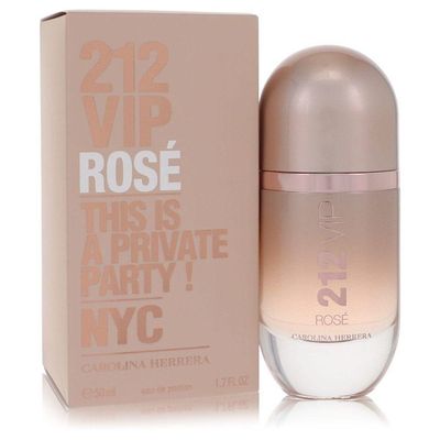 Perfume Feminino 212 Vip Rose Carolina Herrera 50 Ml Eau De Parfum