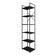 Estante Alta C/06 Prateleiras 185x45x33cm Yon Preto Tx/est.preta Preto Tx/est.preta