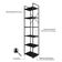 Estante Alta C/06 Prateleiras 185x45x33cm Yon Preto Tx/est.preta Preto Tx/est.preta