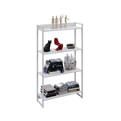 Estante Dynamica 80x30x146cm C/04 Prateleiras Branco Chess / Est.branca Branco Chess / Est.branca