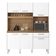 Kit Cozinha Compacta Ambiente álamo Amêndola Touch Branco – Demóbile