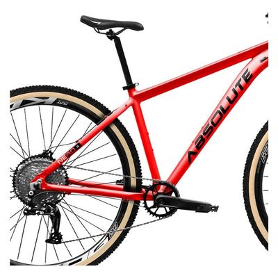 Bicicleta Aro 29 Nero 5 Peças Inteira Absolute 12v Garfo Trava Remota K7 Pneu Faixa Freio Hidráulico. Vermelho Tam.19