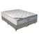Cama Box Queen E Colchão Freedom Ortobom D33 Cinza
