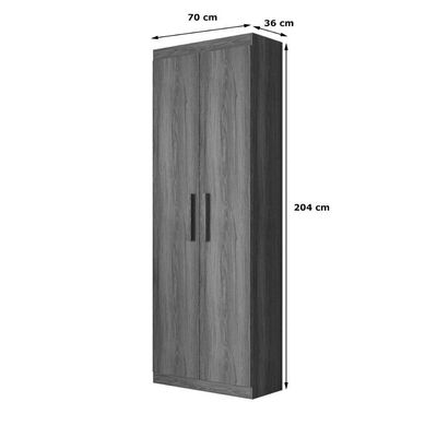 Organizador Delta 2 Portas Para Livros E Materiais Diversos - Freijo