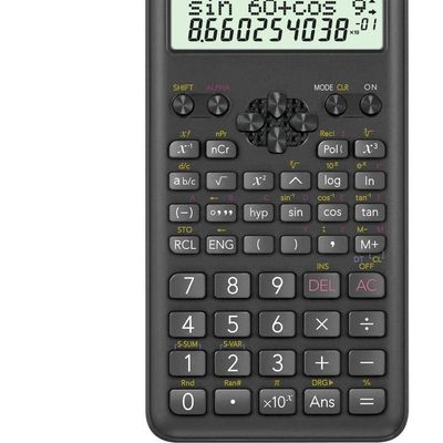 Calculadora Científica Casio Fx-82ms-2-s4-dh 240 Funções Preta