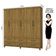Guarda Roupa Casal D22 6 Portas 6 Gavetas Carioca Móveis Cinamomo