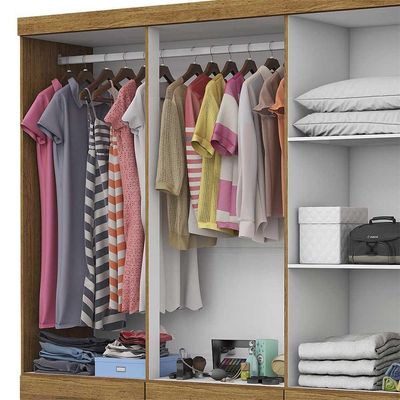 Guarda Roupa Casal D22 6 Portas 6 Gavetas Carioca Móveis Cinamomo