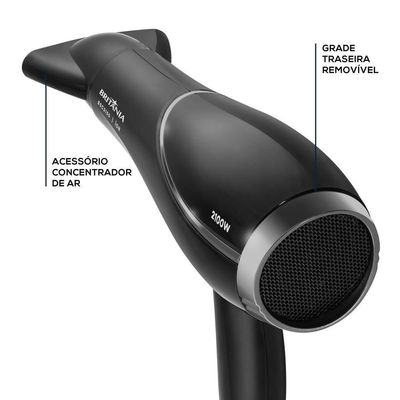 Secador De Cabelos Britânia 2100W BSC2150 - Bivolt